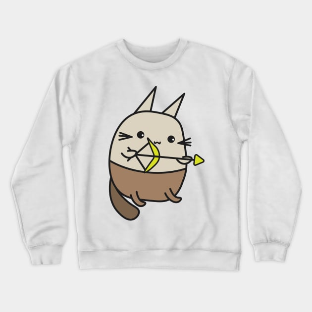 Bunny zodiac sign of Sagittarius Crewneck Sweatshirt by Fotostock32